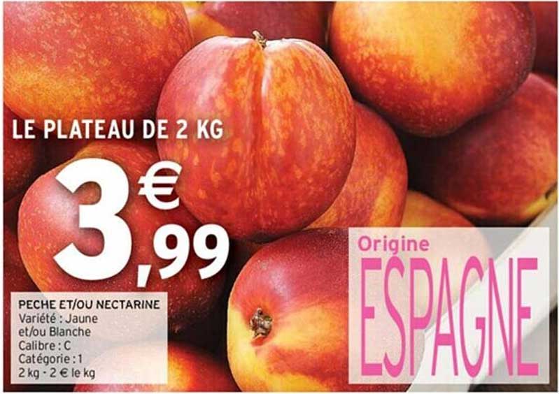 pêche et-ou nectarine