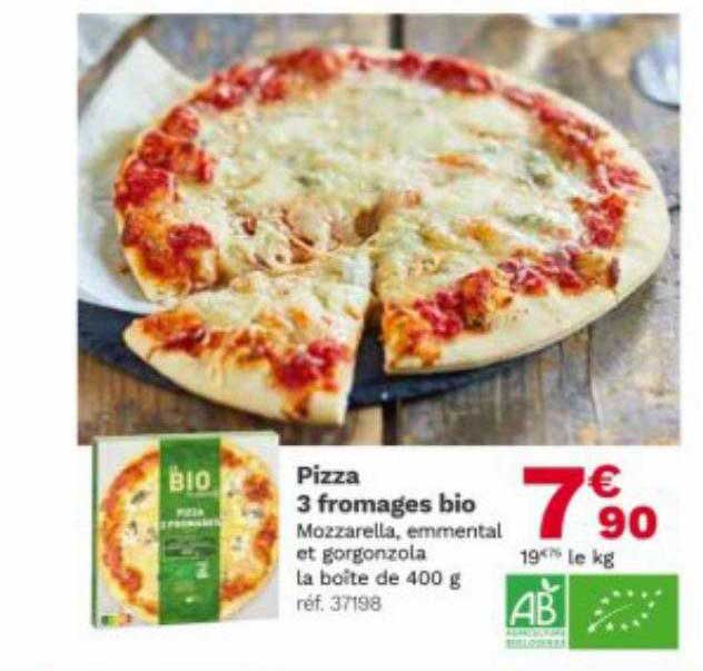 Pizza 3 Fromages Bio