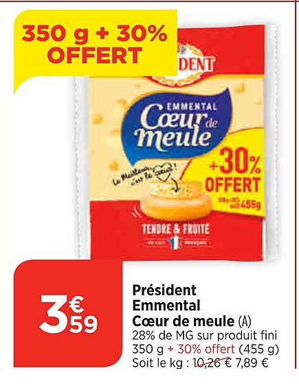 Président Emmental Cœur De Meule