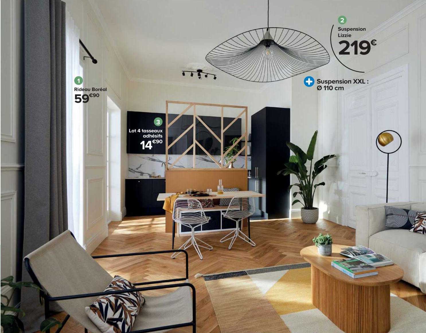 rideau boréal, suspension lizzie