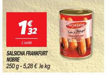 salsicha frankfurt nobre