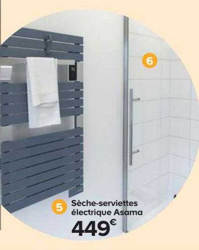 sèche-serviettes électrique asama