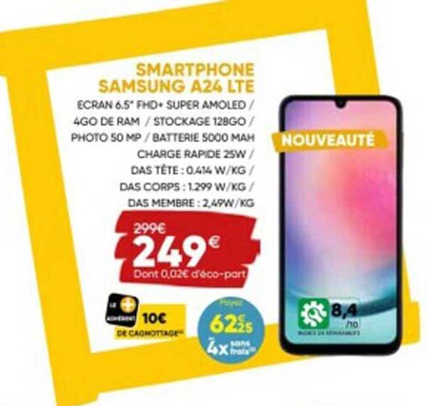 smartphone samsung A24 lte