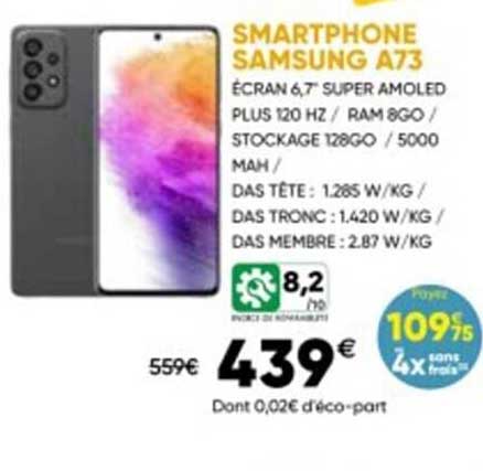 smartphone samsung A73