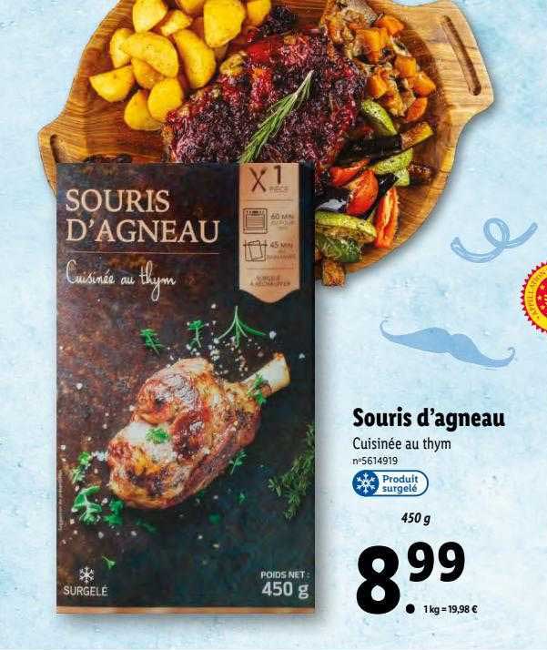 souris d'agneau