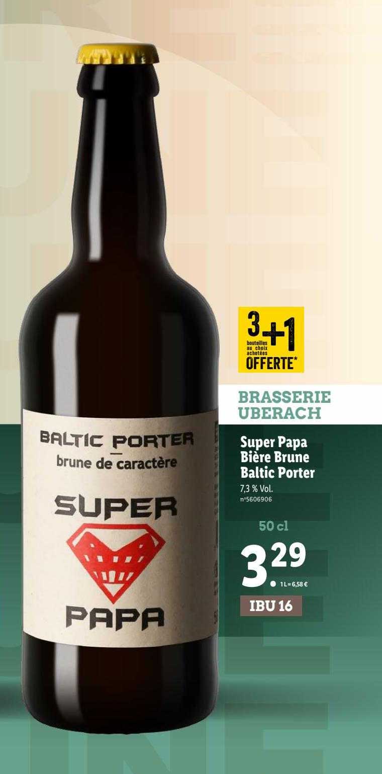 super papa bière brune baltic porter