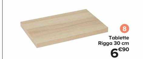 tablette rigga 30 cm