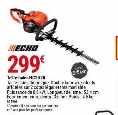 taille-haies hc2020 echo