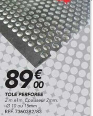 Tole Perforée