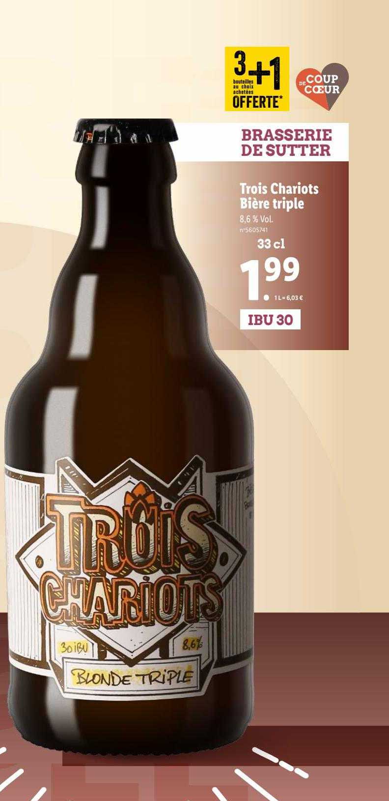 trois chariots bière triple