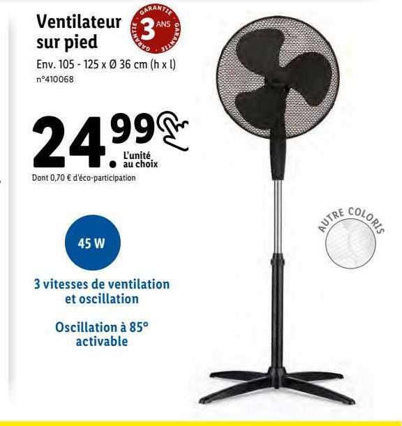 Ventilateur Sur Pied