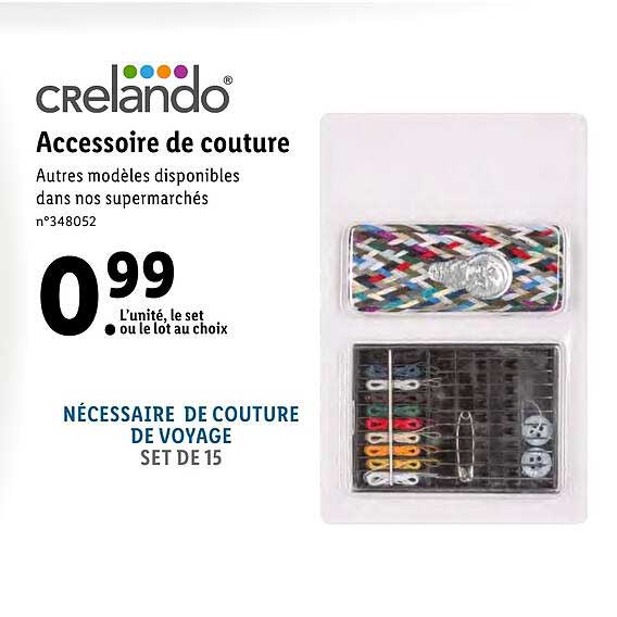 accessoire de couture crelando