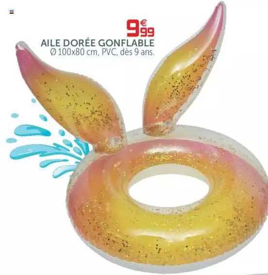 aile dorée gonflable