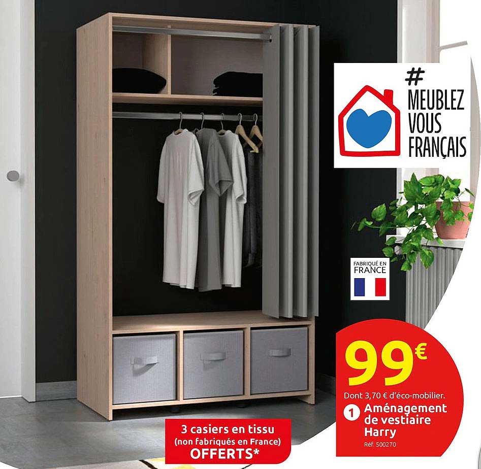 aménagement de vestiaire harry