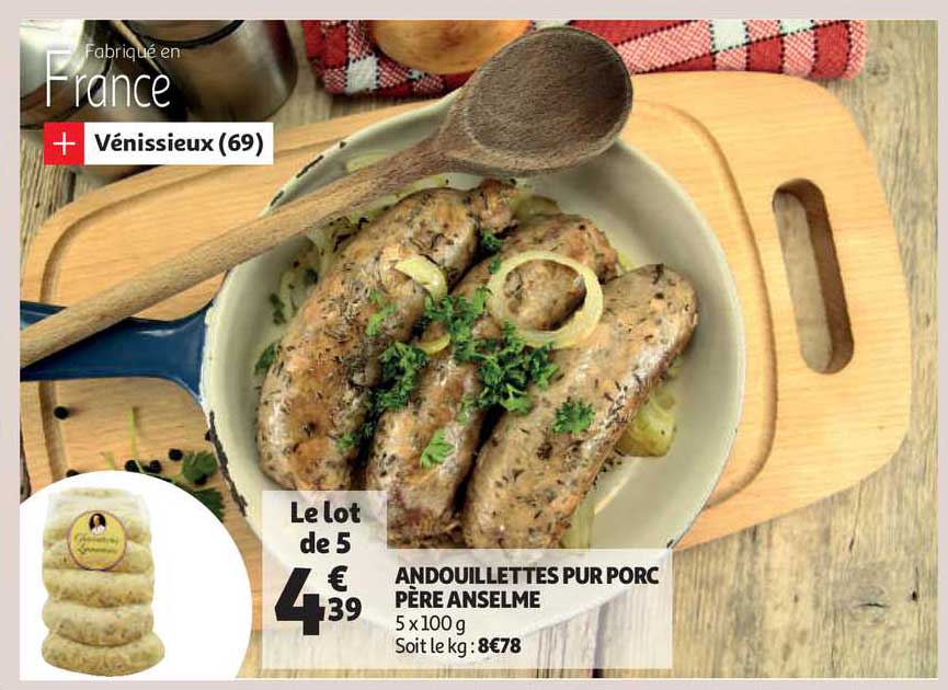 andouillettes pur porc père anselme