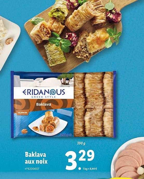 baklava aux noix eridanous