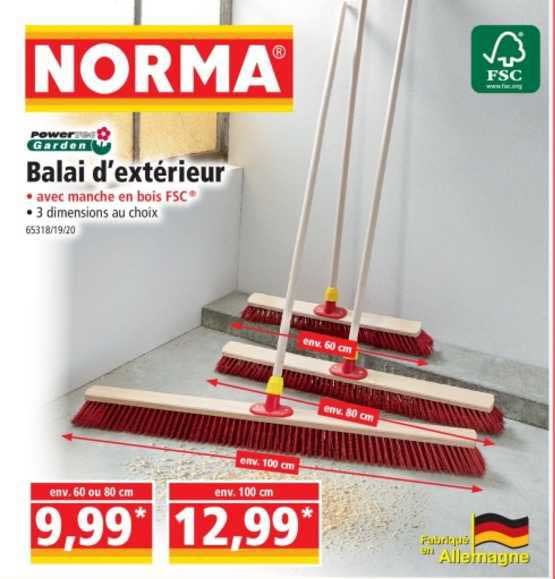 balai d'extérieur power garden