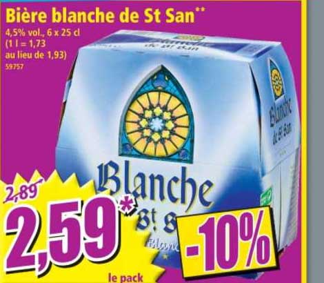 bière blanche de st san
