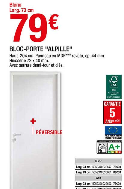 Bloc-porte "alpille"