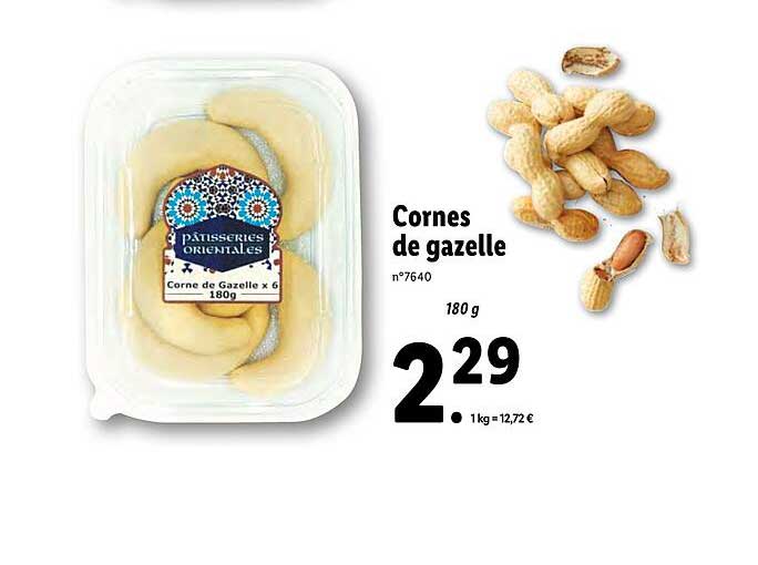 cornes de gazelle pâtisseries orientales