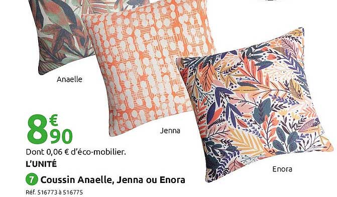 Coussin Anaelle, Jenna Ou Enora