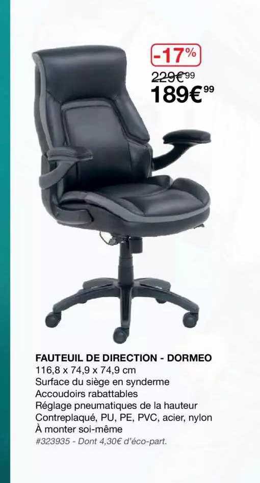 fauteuil de direction - dormeo