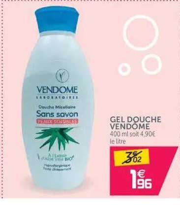 gel douche vendome