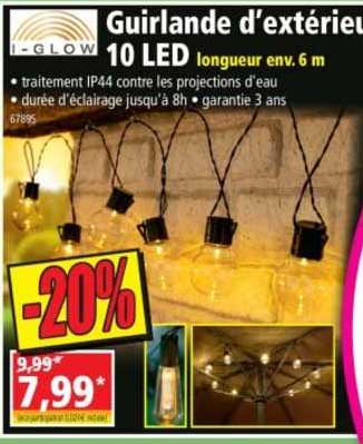 Guirlande D'extérieur 10 Led I-glow