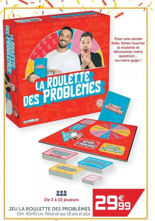 jeu la roulette des problèmes