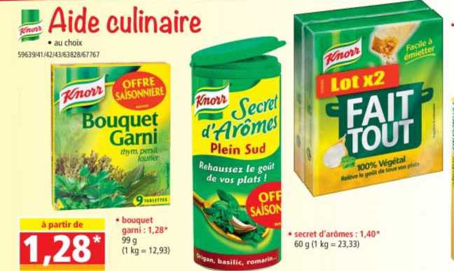 knorr aide culinaire