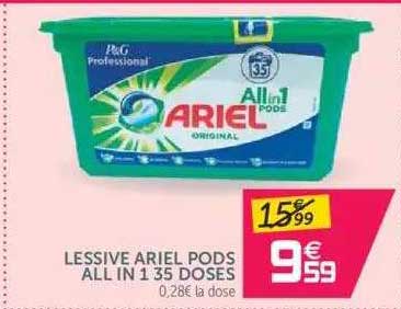 lessive ariel pods all in 1 35 doses