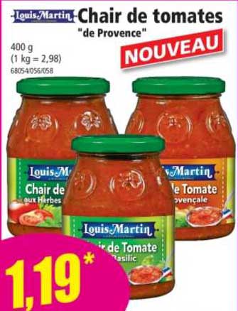 louis martin chair de tomates "de provence"