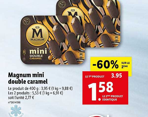 Magnum Mini Double Caramel