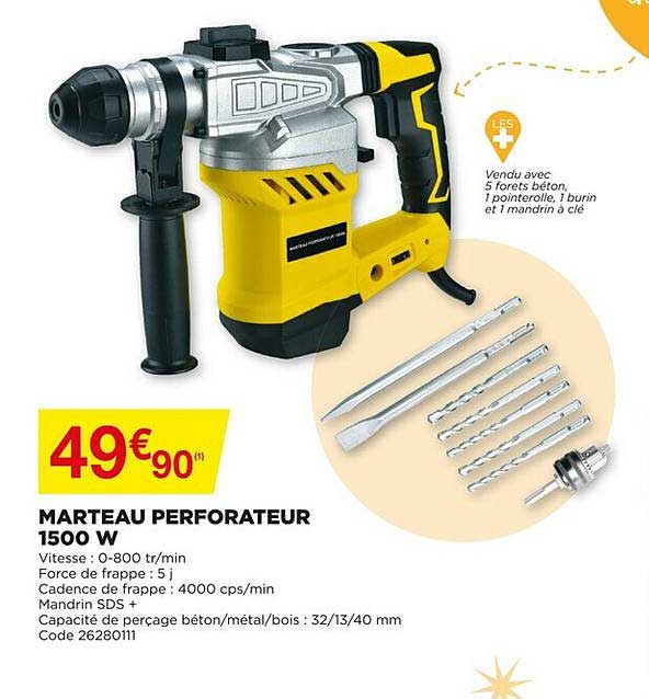 Marteau Perforateur 1500 W