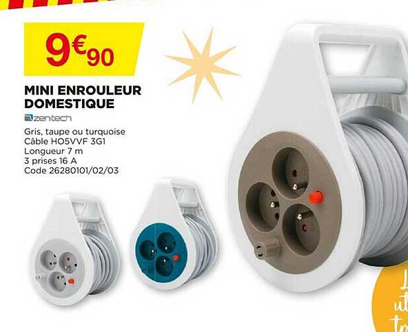 mini enrouleur domestique zentech