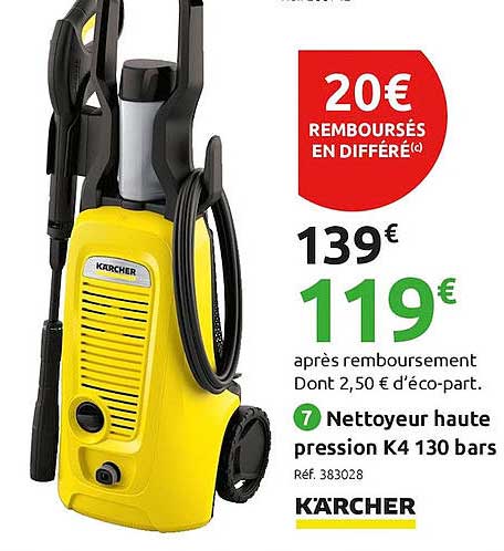 nettoyeur haute pression k4 130 bars kärcher