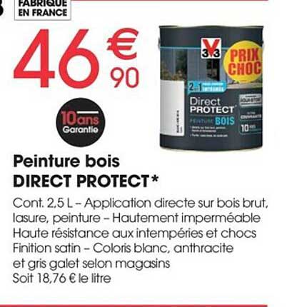 peinture bois direct protect