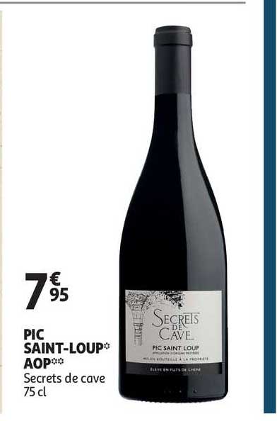 pic saint-loup aop secrets de cave