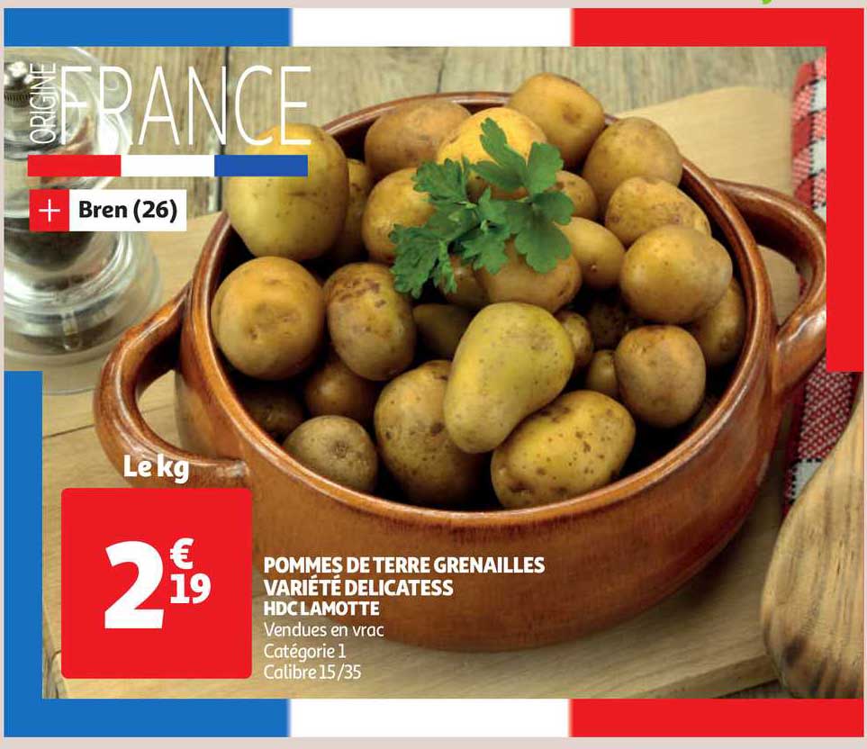pommes de terre grenailles variété délicatesse hdc lamotte