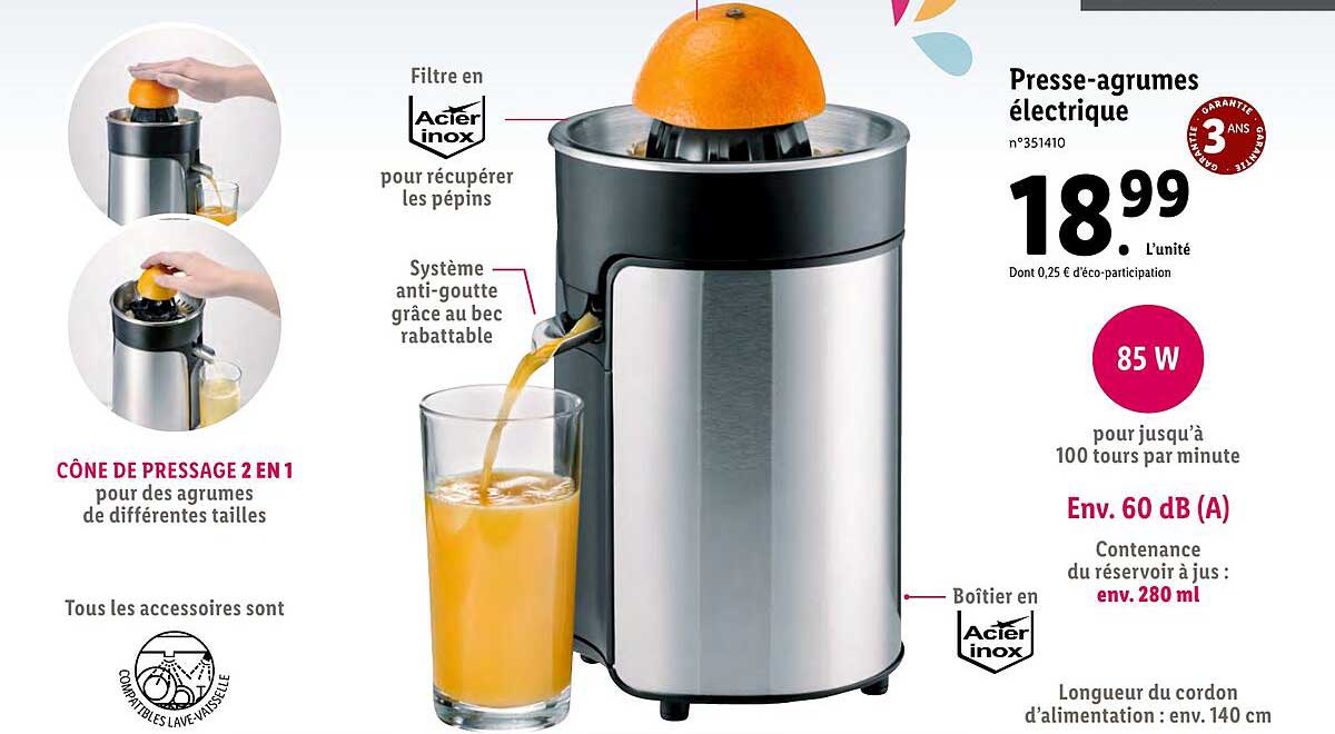 presse-agrumes électrique