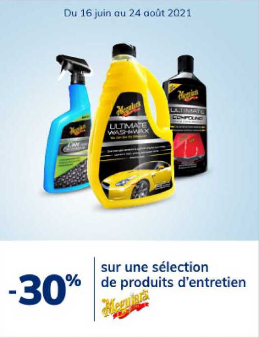 produits d'entretien meguiar's