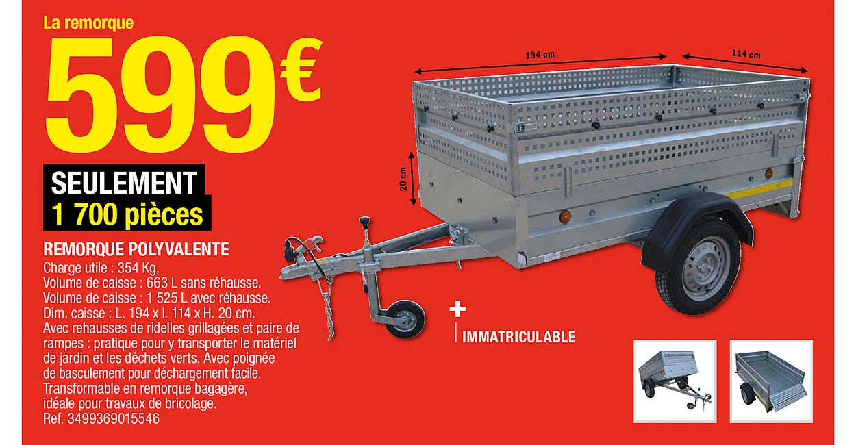 Remorque Polyvalente