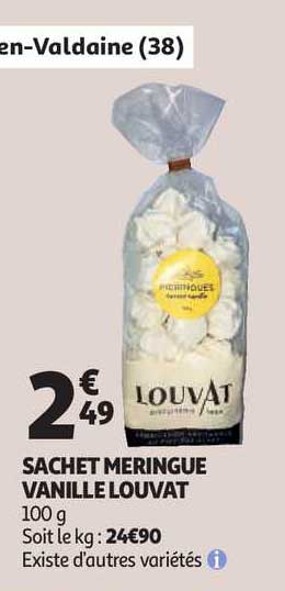 Sachet Meringue Vanille Louvat