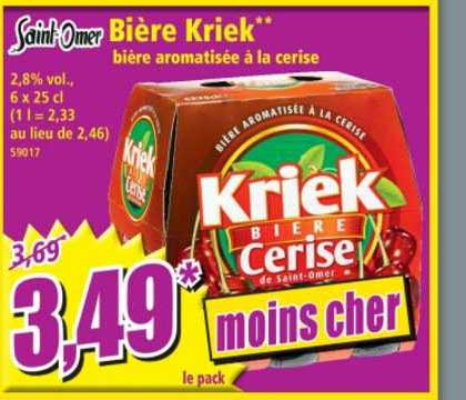 saint-omer bière kriek