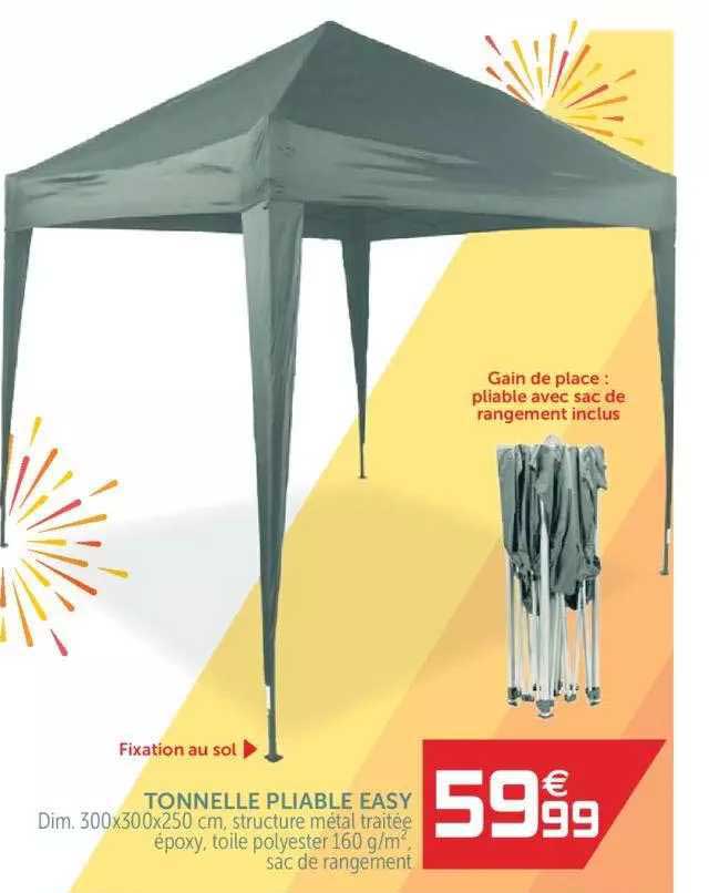 Tonnelle Pliable Easy