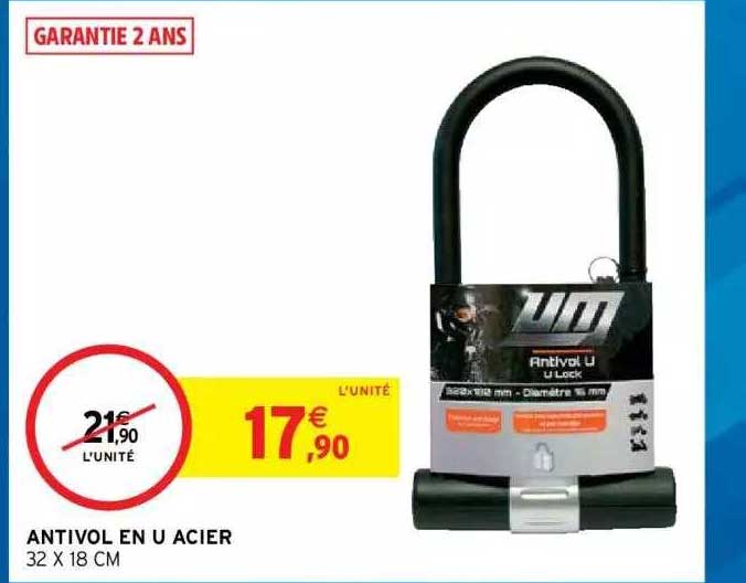 Antivol En U Acier