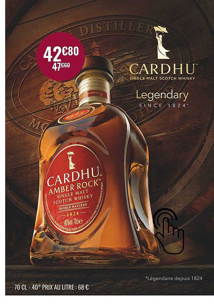cardhu single malt scotch whisky