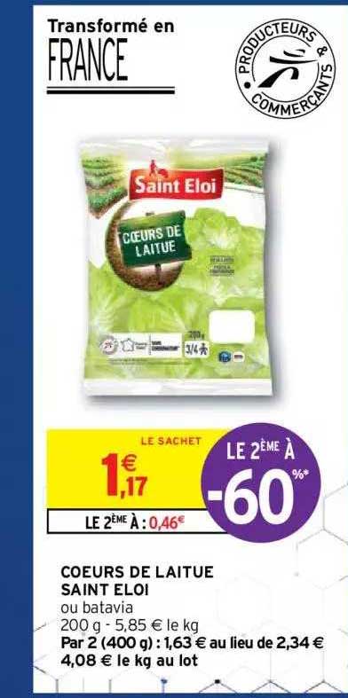 cœurs de laitue saint Eloi