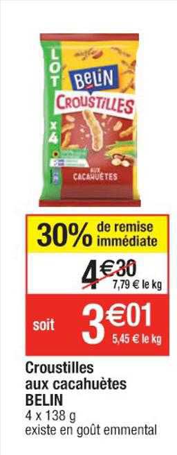 Croustilles Aux Cacahuètes Belin