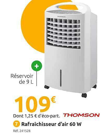 rafraîchisseur d'air 60 w thomson